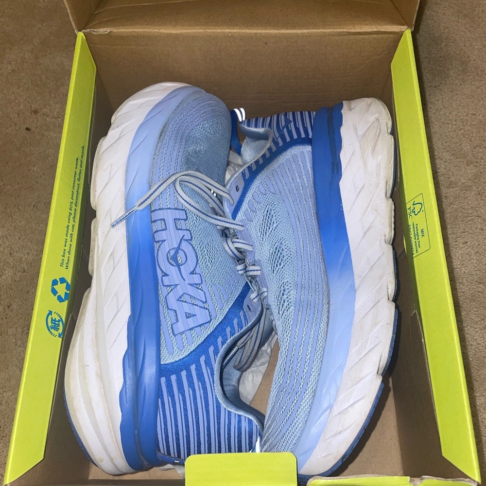 Blue hokas!